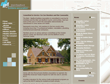 Tablet Screenshot of blairbedfordbuilders.com